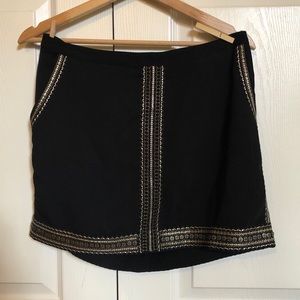 NWT Madewell black skirt
